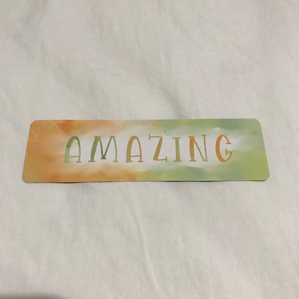 Amazing Bookmark Double Sided Motivational Let Your Dreams Be Your Wings